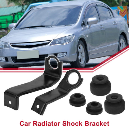 Set of 2 Radiator Shock Bracket Bushings for Honda Civic (No. 197015AAA00)
