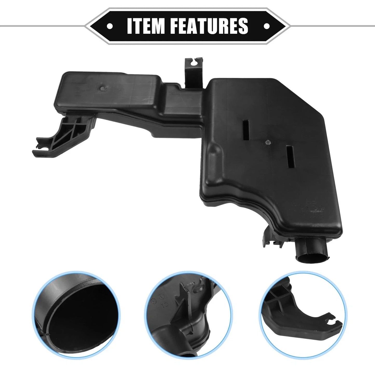 Car Engine Air Intake Resonator for Honda HR-V 2016-2022 1.8L Black