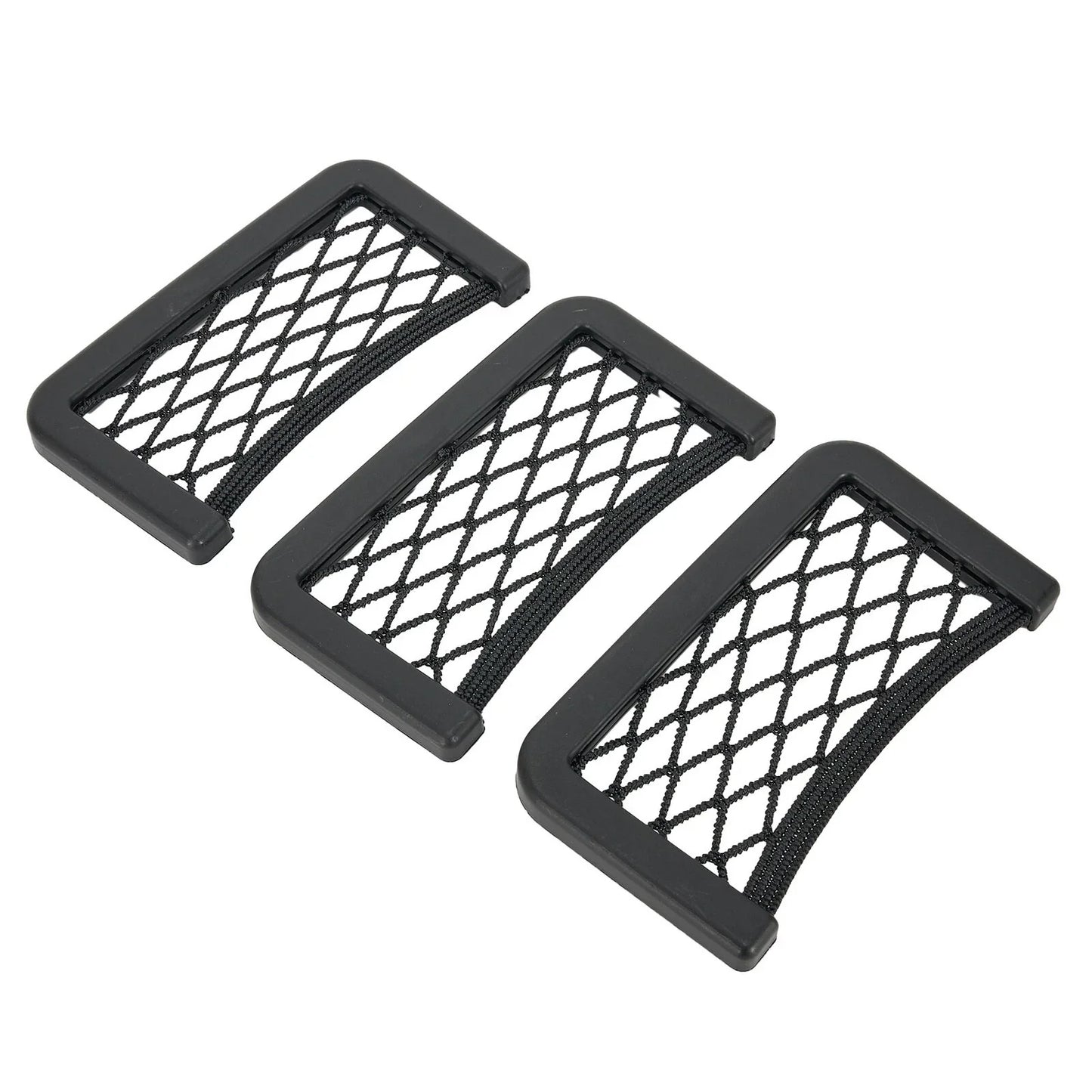 Net Pocket Organizer for Car Seat Black Storage Mesh Sundries