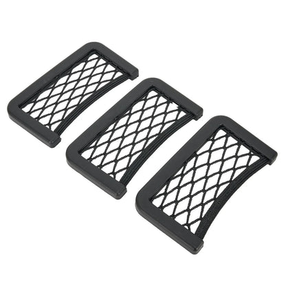 Net Pocket Organizer for Car Seat Black Storage Mesh Sundries