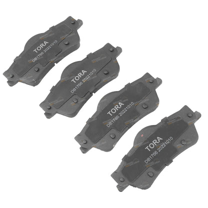 Set of 4 Rear Disc Brake Pads for VE Commodore (2006–2017)