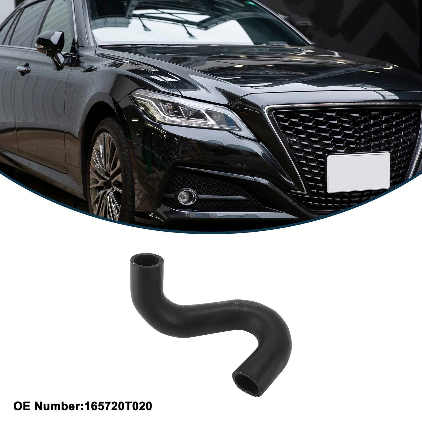 Lower Radiator Hose for Toyota Crown (2007–2013) No. 165720T020