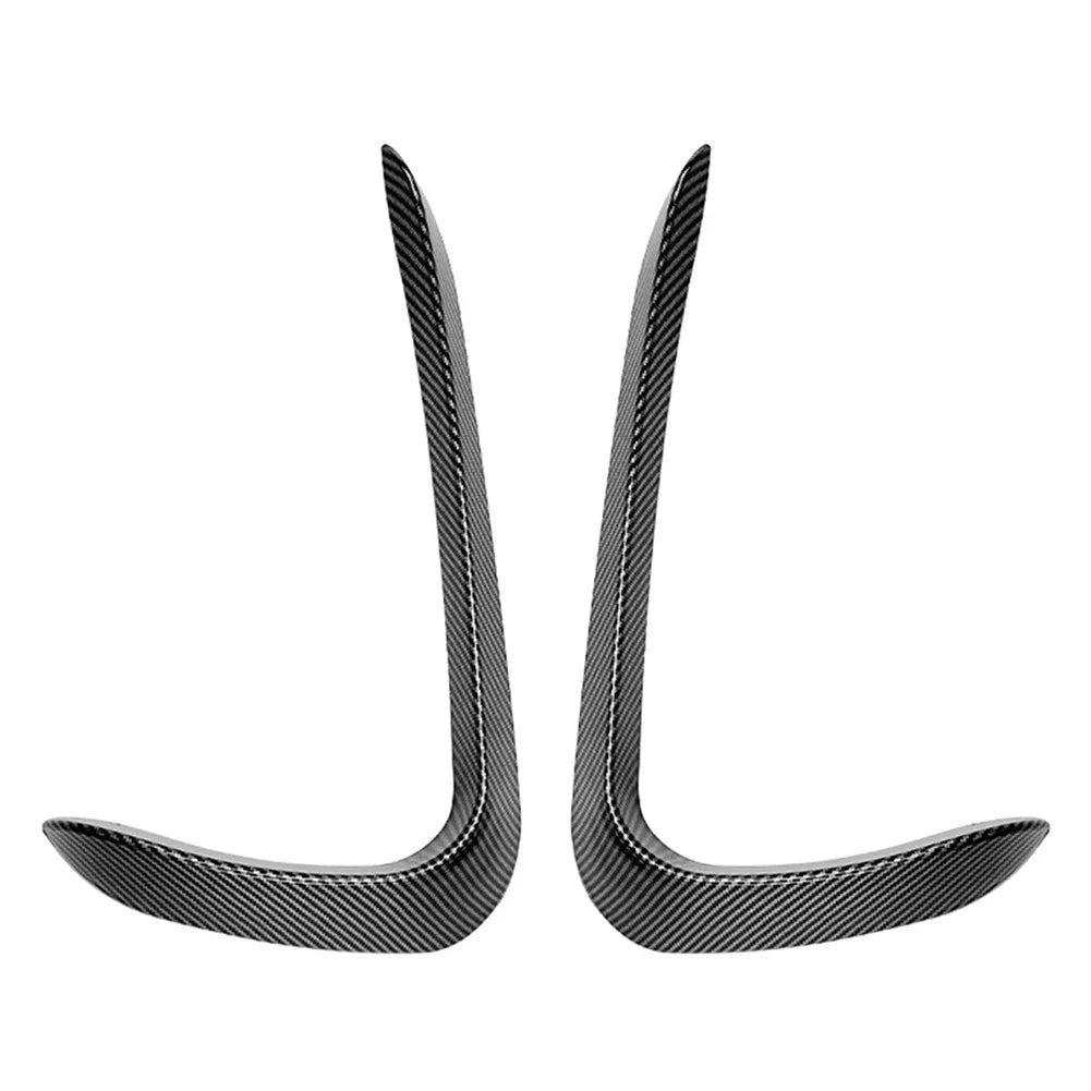Carbon Look Front Bumper Side Spoiler for BMW X6 F16 (2015-2019)