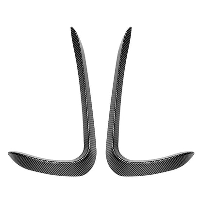 Carbon Look Front Bumper Side Spoiler for BMW X6 F16 (2015-2019)