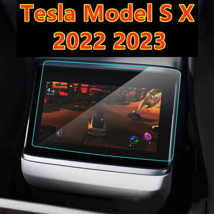 Rear Seat Screen Protector Film Tempered Glass for Tesla Model S X (2022–2022)