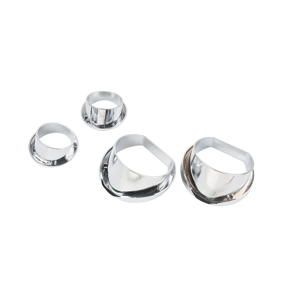 Chrome Gauge Bezel Trim Ring for Harley Touring Electra Street Glide (14-23)