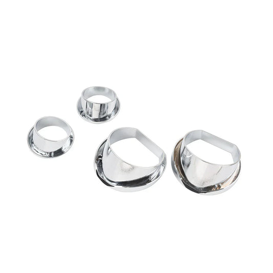 Chrome Gauge Bezel Trim Ring for Harley Touring Electra Street Glide (14-23)