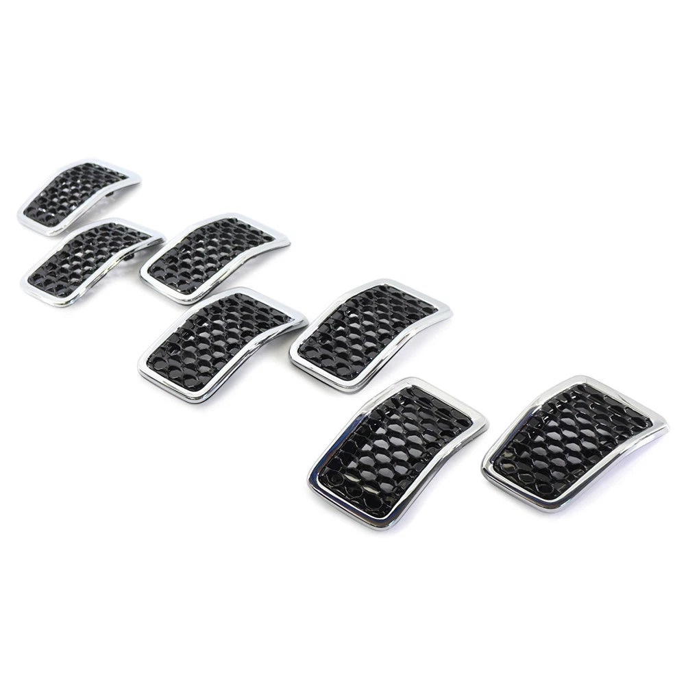 Chrome Fog Light Lamp Cover Bezel for Jeep Grand Cherokee (2017–2021)
