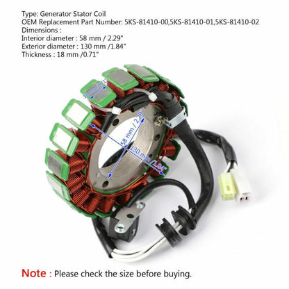 Alternator Stator for Yamaha XVS1100 Vstar Classic Custom (2003–2011)