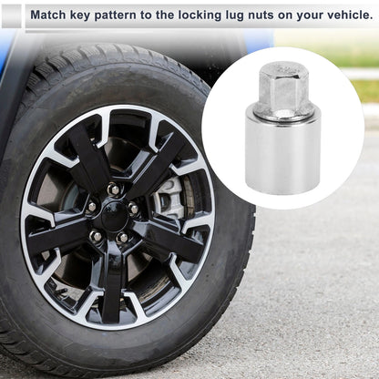 802 Wheel Lock Lugnut Antitheft Key Socket for Jeep Compass (2007–2023)
