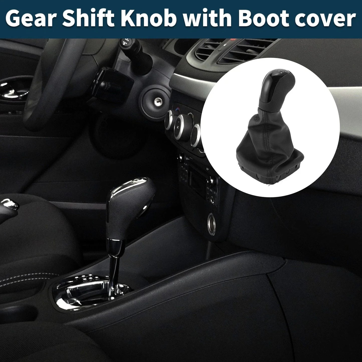 6 Speed Manual Gear Shift Knob & Cover for Mercedes-Benz A-Class (1997-2004)