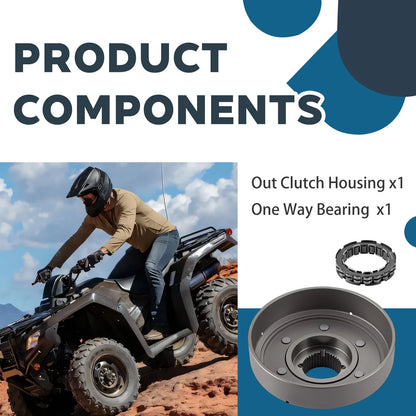 Out Clutch Housing Bearing for Honda Rancher 420 (2007–2024)