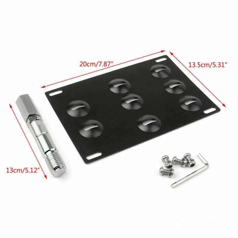 Tow Hook License Plate Frame Mount for BMW F30 F32 F10 (2012–2019)