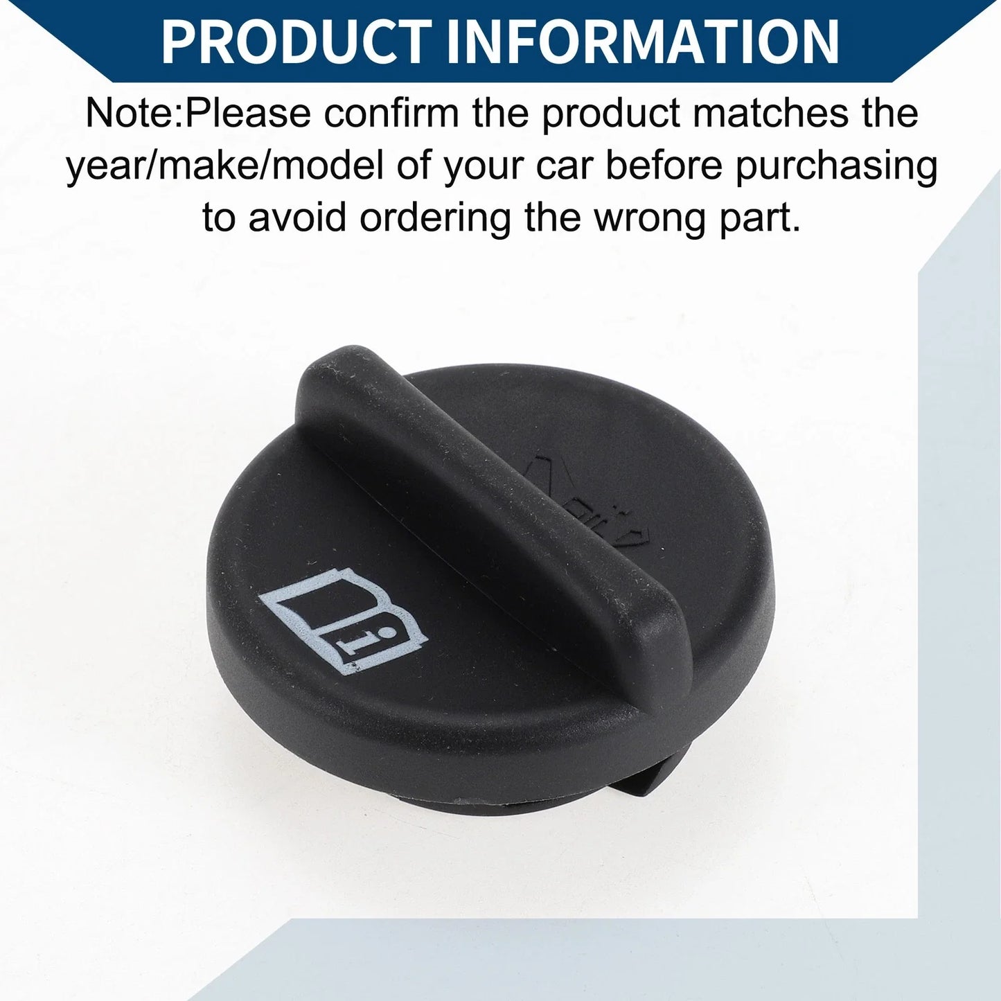 Coolant Cap for Chevrolet Cruze 1.4L 1.8L (2008-2013) - Durable Black Cover