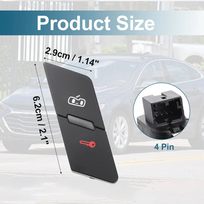 1 Pair Door Lock Switch Button Cover for Audi A6