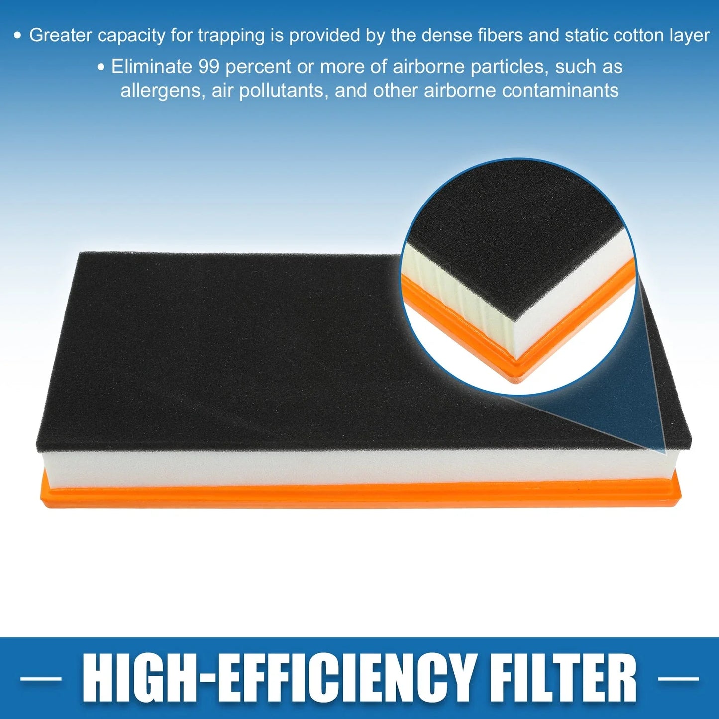 2 x Engine Air Filters for Audi Q7, VW Touareg, Porsche Cayenne (2007-2015)