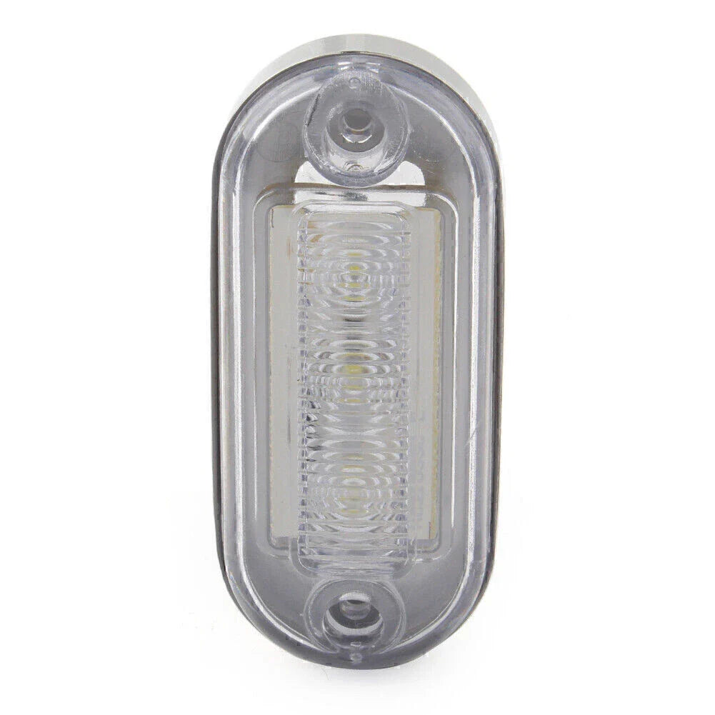 12V 3 SMD LED Amber Signal Light for Truck Trailer RV Boat Car