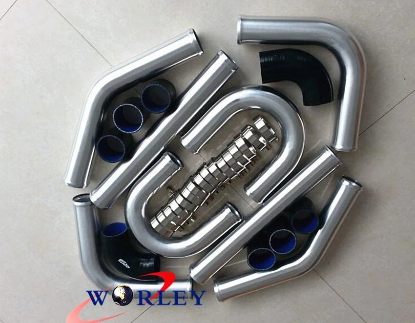 2" Aluminum Turbo Intercooler Piping Kit for Universal Applications
