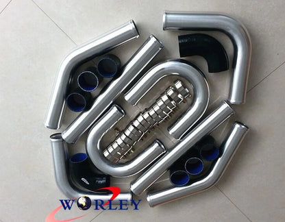 2" Aluminum Turbo Intercooler Piping Kit for Universal Applications