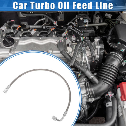 Turbo Oil Feed Line 90 Degree to Straight Hose End for Universal Car (AN3)