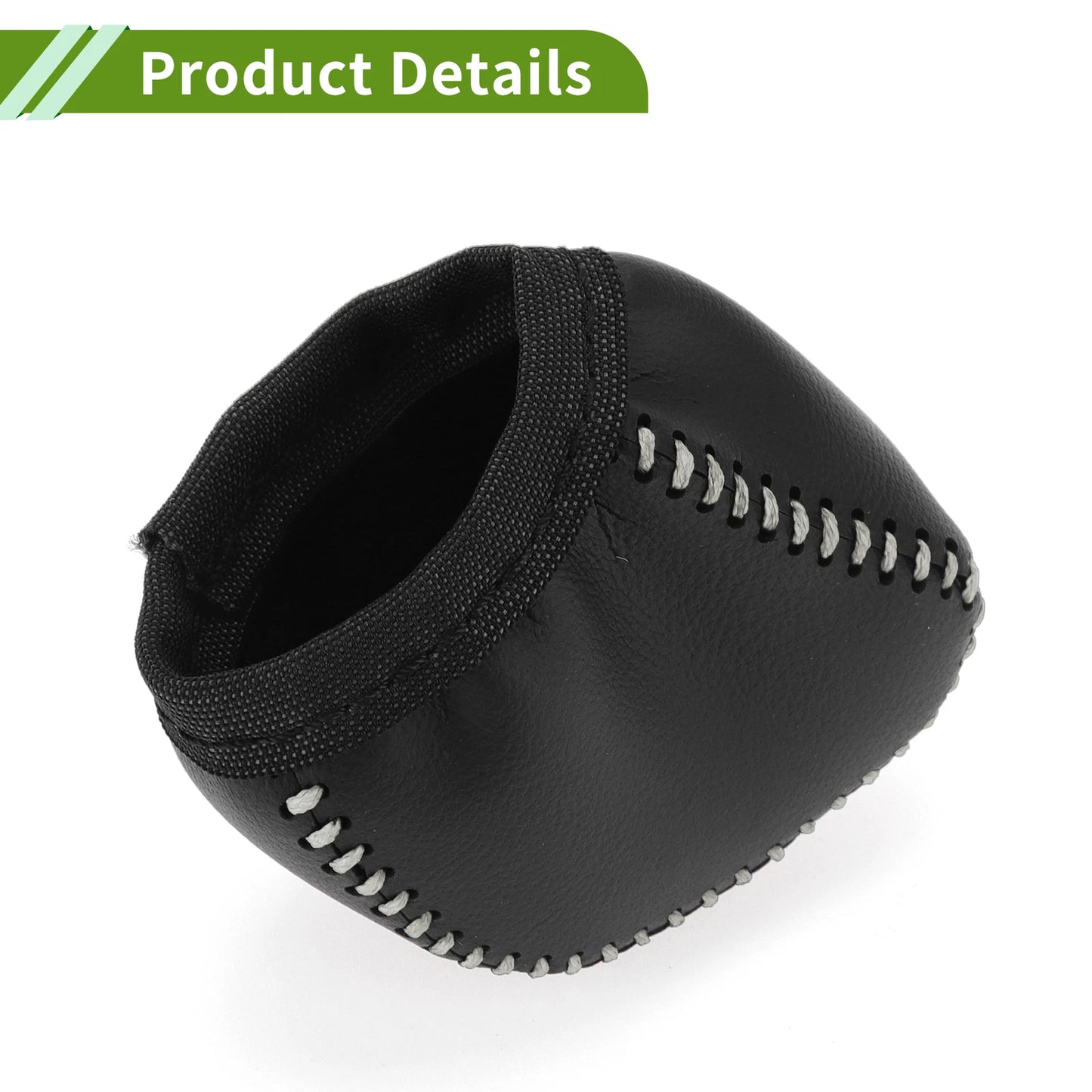 Gear Shift Knob Cover for Lexus NX250 (2022–2023) Black Beige Faux Leather