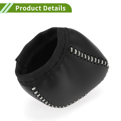 Gear Shift Knob Cover for Lexus NX250 (2022–2023) Black Beige Faux Leather