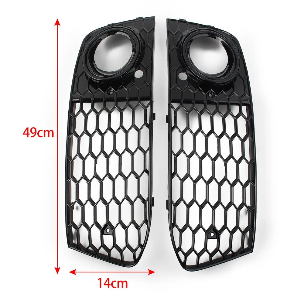Right Front Lower Bumper Grill Fog Light Cover Trim for Audi A6 C7 (2014–2018)