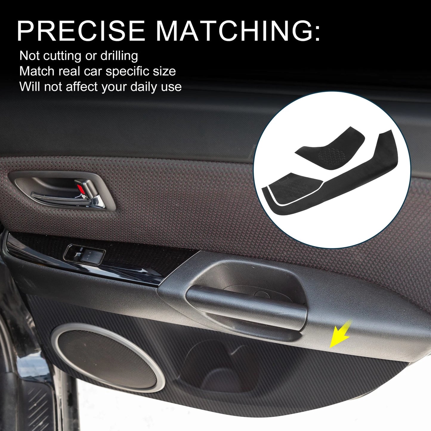 Set of 2 Door Kick Guards for Mazda CX-5 (2017–2021) Front Rear