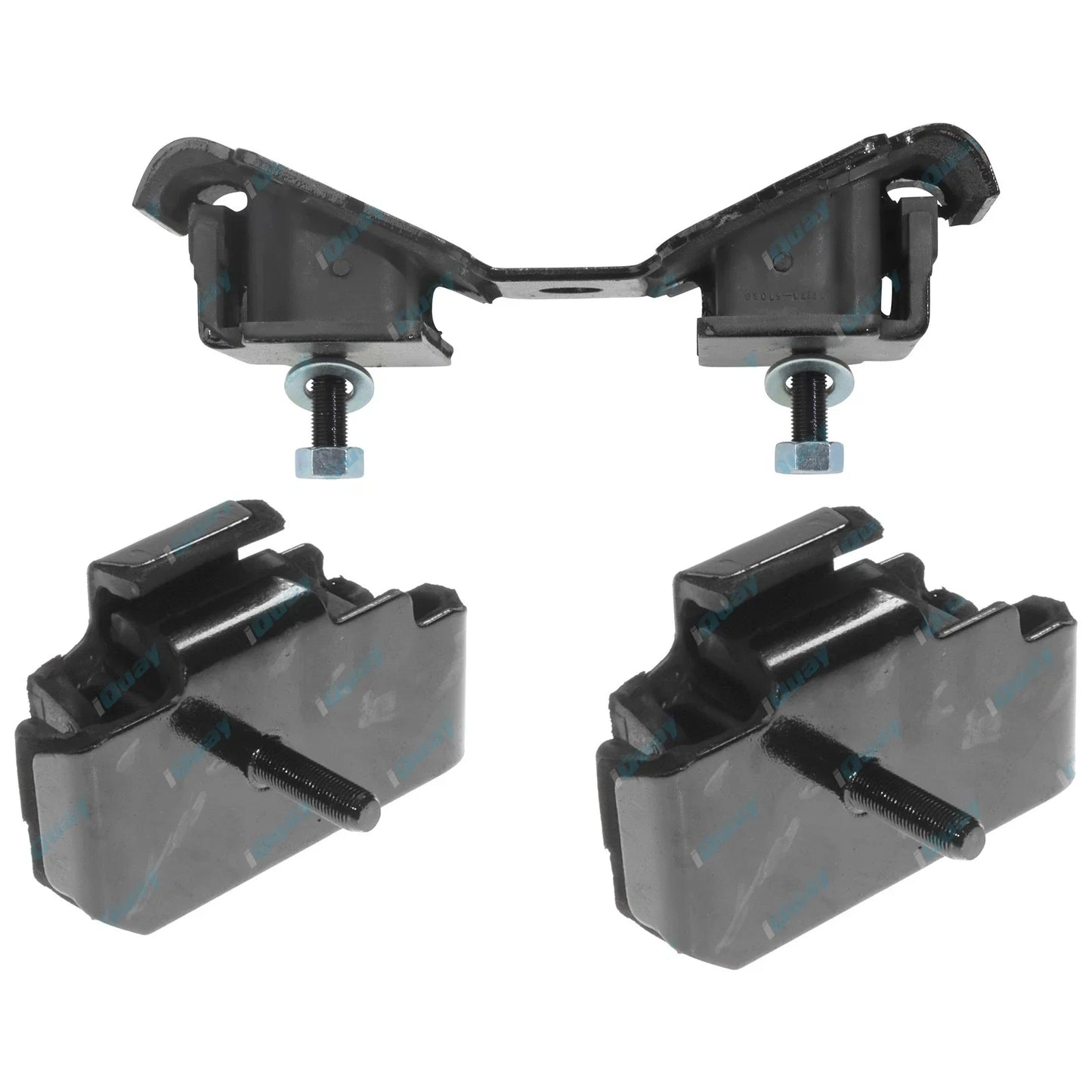 2 Front Engine + Gearbox Mounts for Landcruiser 3F Petrol FJ62 FJ70 FJ73 FJ75