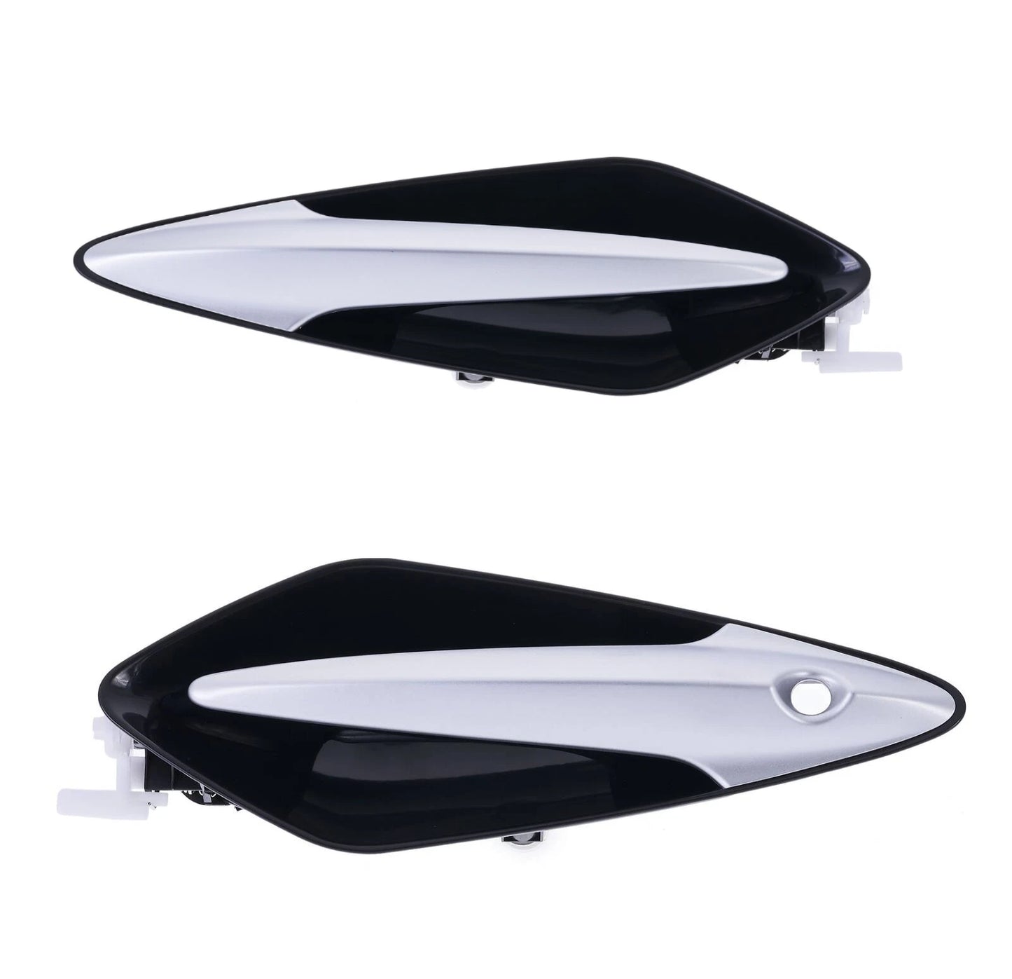 Set of 2 Front Silver Trim