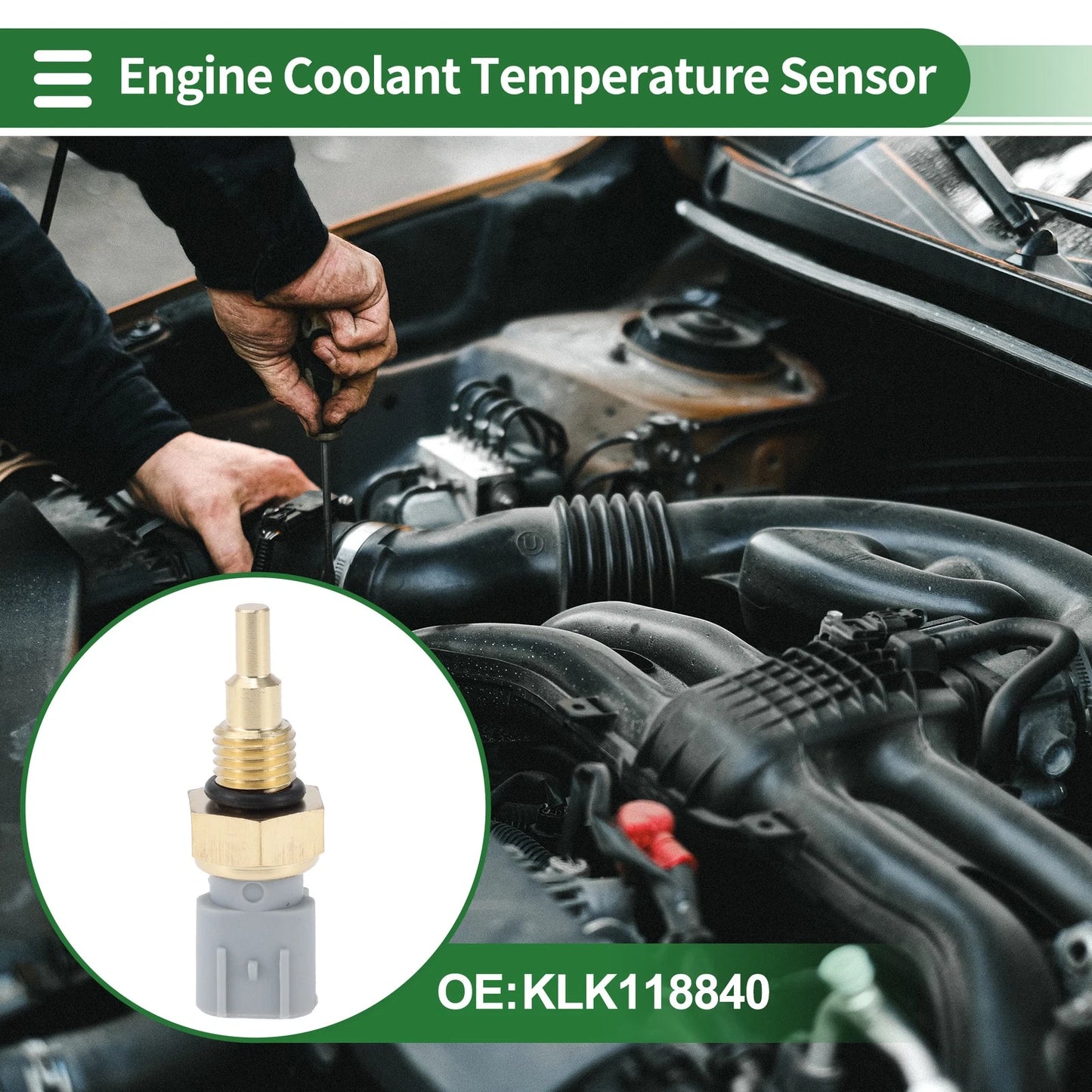 Engine Coolant Temperature Sensor No.KLK118840 for Subaru Impreza (2007)