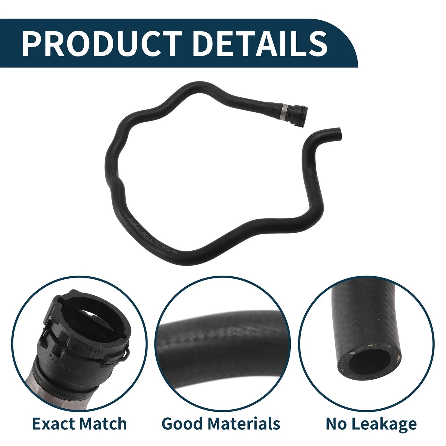 Radiator Hose No.64219299623 for BMW 530i (2017–2019)