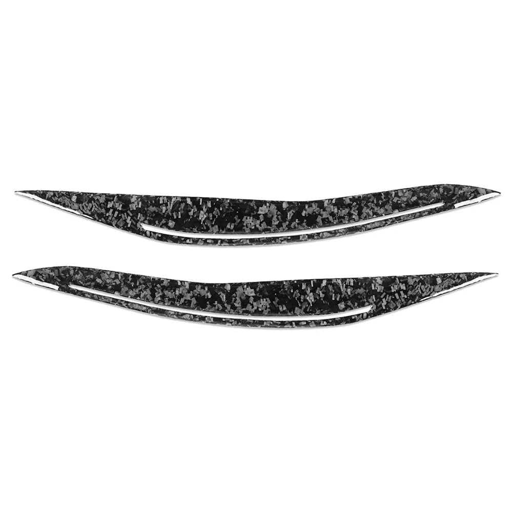 Front Headlight Eyebrow Eyelid Covers for BMW 5 Series F10 (2010-2013)