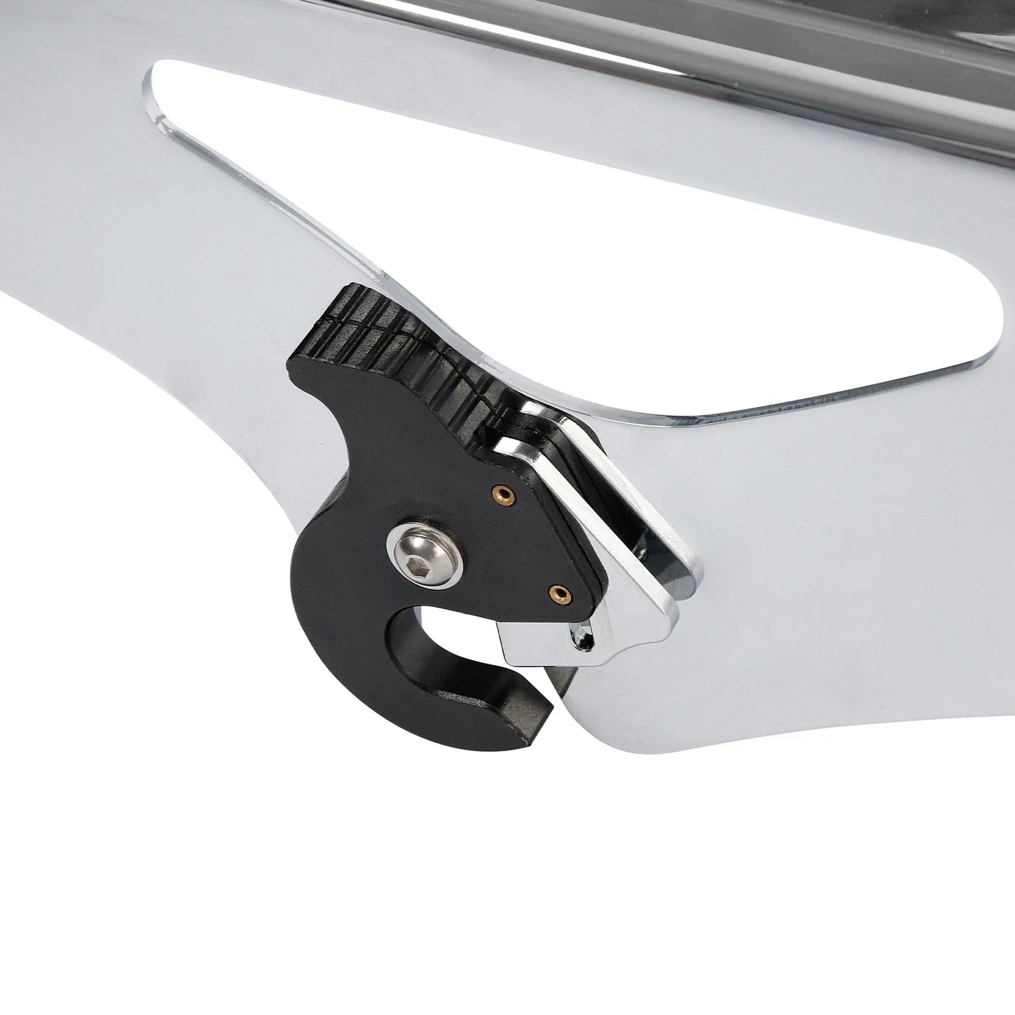 Sissy Bar Luggage Rack Docking Latch Clip Kit for Harley Touring FLHR Black