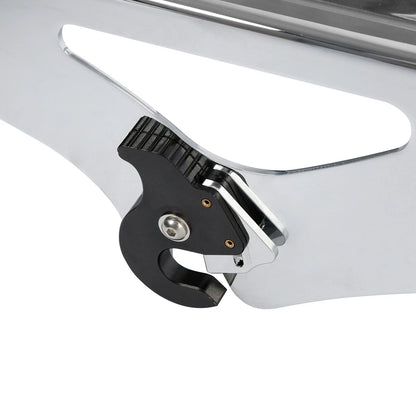 Sissy Bar Luggage Rack Docking Latch Clip Kit for Harley Touring FLHR Black