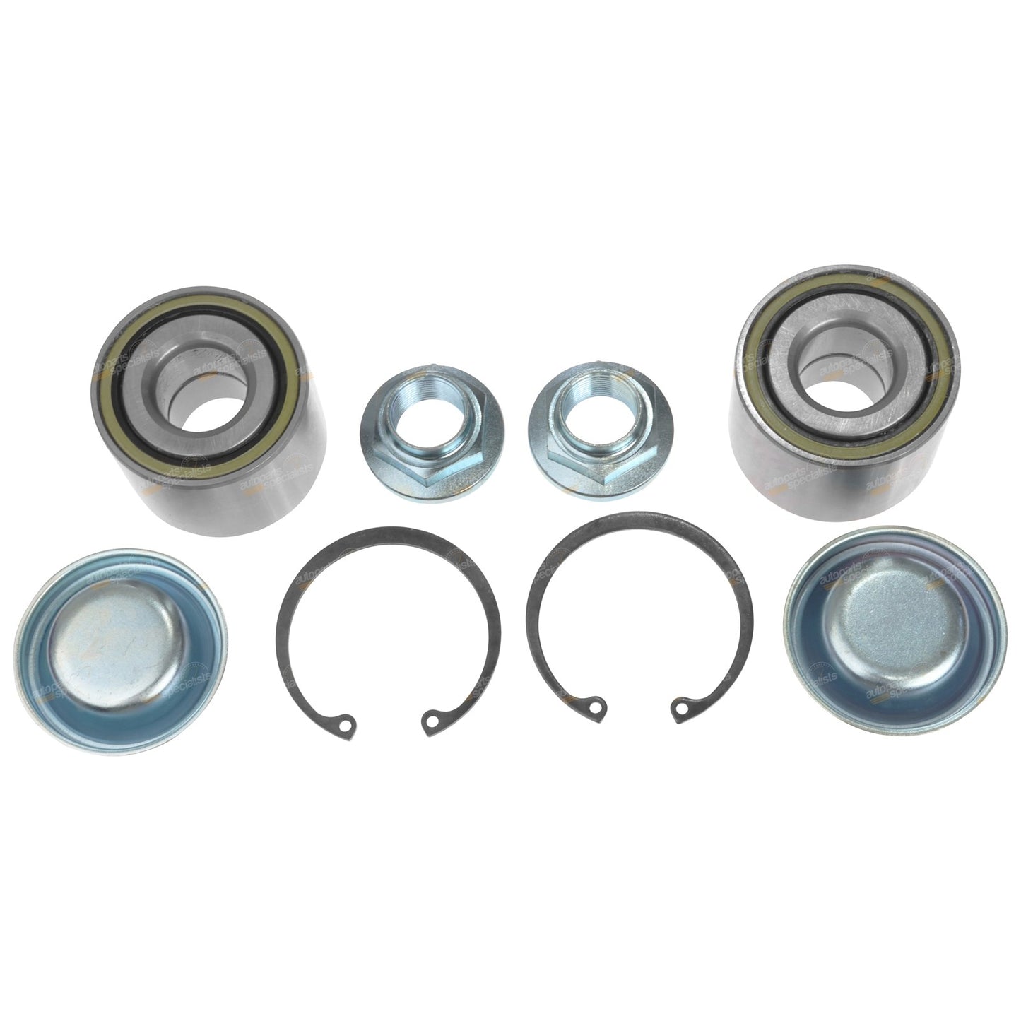 2X Rear Wheel Bearing Kits for Peugeot 307 (2001–2006)