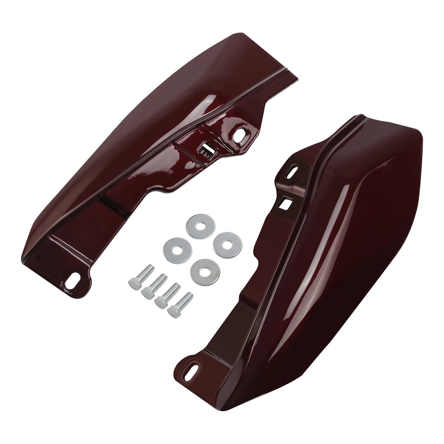 Mid Frame Air Deflectors for Harley Touring (2009-Current) Mysterious Red