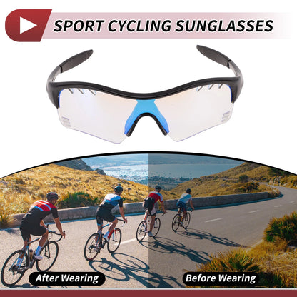 Set of 1 Motorcycle Riding Goggles for Universal Fit (Light Blue Lens)