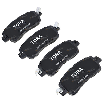 Set of 4 Front Disc Brake Pads for Mazda 2 (2014–2025)