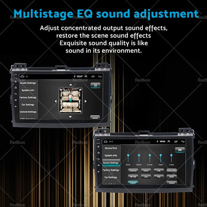 32GB Carplay Radio Stereo GPS for Toyota Prado (2003-2009)