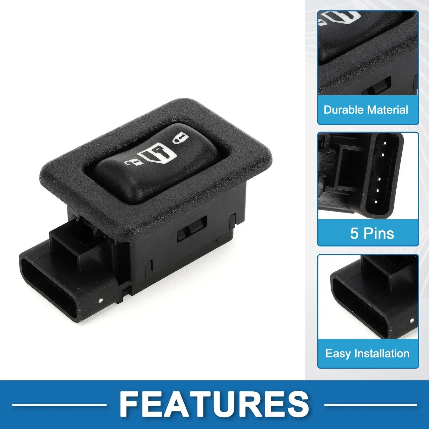 Car Door Lock Switch for Chevrolet Silverado 1500 2500 3500 (2007-2018)