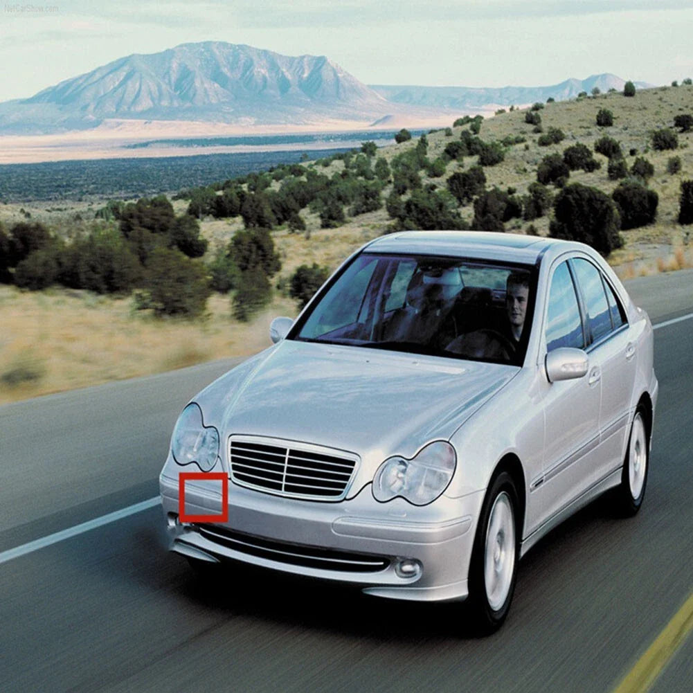 Front Bumper Tow Hook Winch Cover for Mercedes W203 (2000–2007)