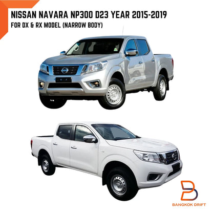 Silver Fender Flare Arch for Nissan Navara NP300 D23 2015-2019 Narrow Body