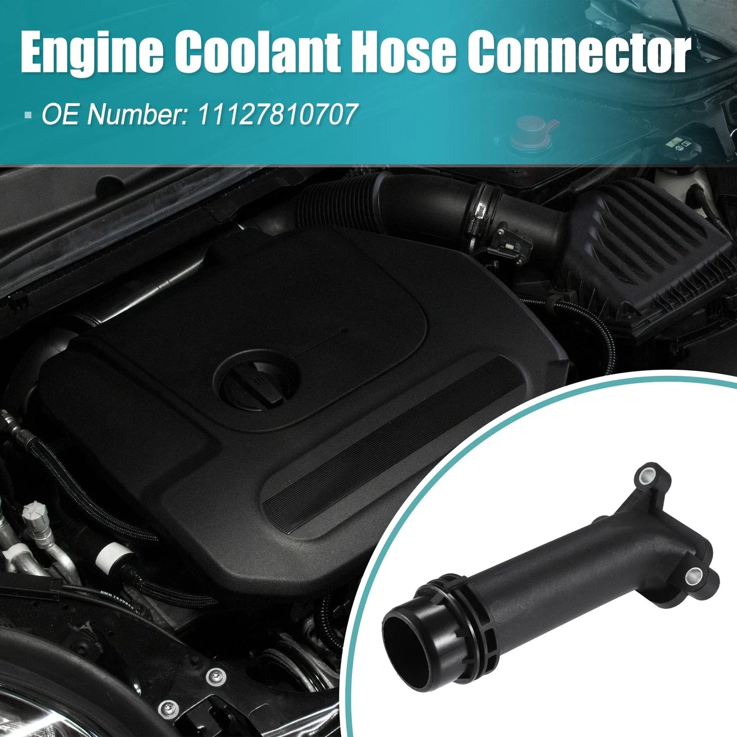 Engine Coolant Hose Connector for BMW E90 E91 E92 E93 X1 X3 X4