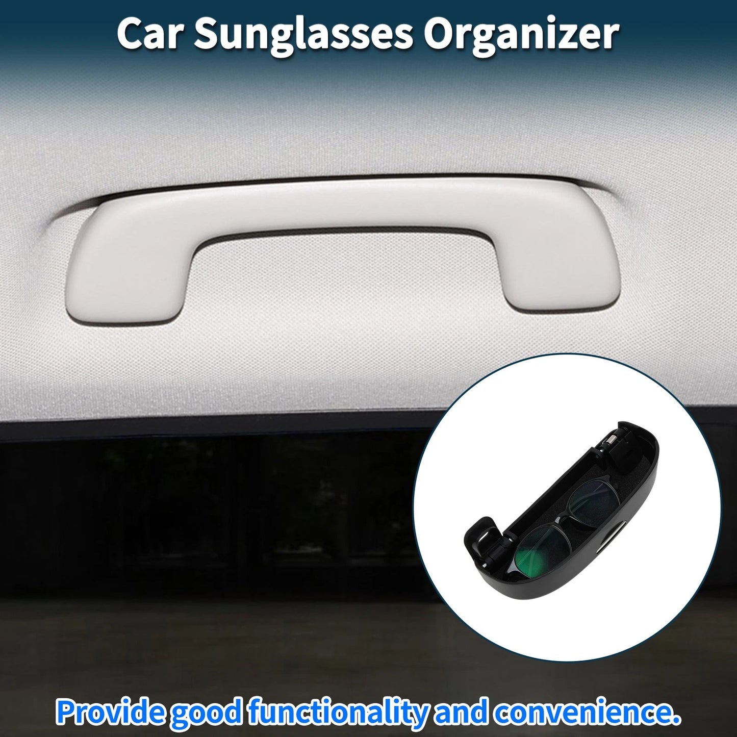 Sunglasses Case for Ford Kuga 3 MK3 ST-Line (2020–2025) Black
