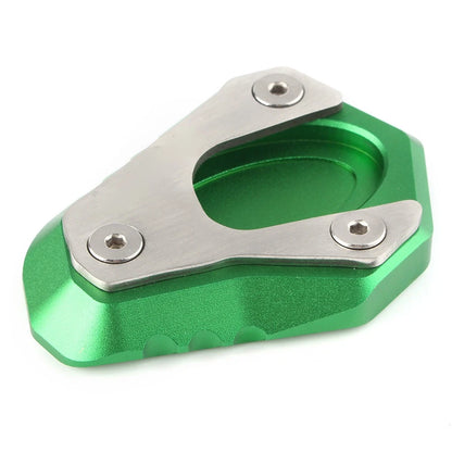 Kickstand Side Stand Plate Pad for Kawasaki ZX-6R/Ninja 636 (2009–2017) GREEN
