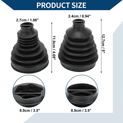 Inner Outer CV Joint Boot Kit w/ Clamps for Land Rover Range Rover (2002–2012)