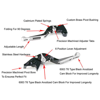 Fork Headlight Mount Bracket for Universal Motorcycle (41-51mm) Black