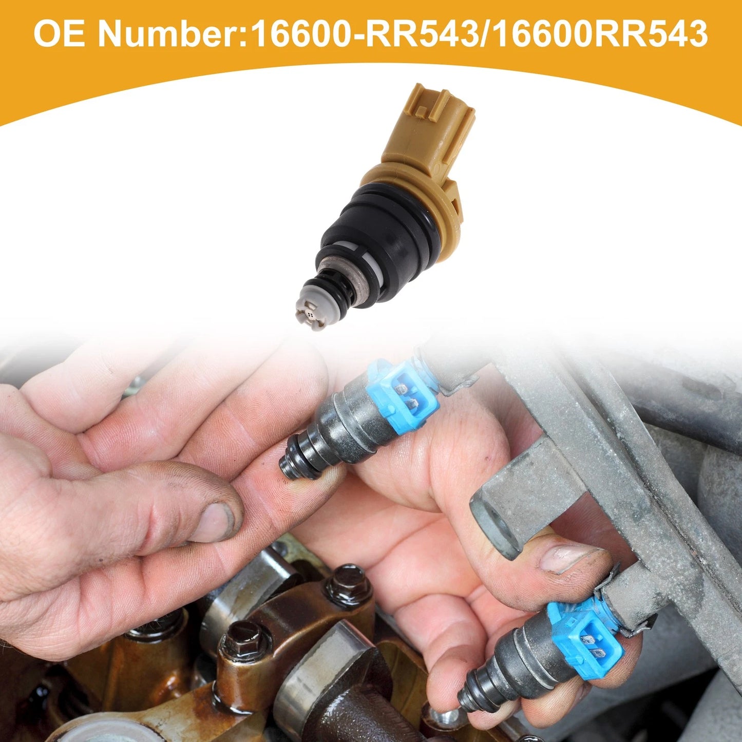 1 Pc Fuel Injector 16600RR543 for Nissan 300ZX Z32 SR20DET RB25DET VG30DETT KA24