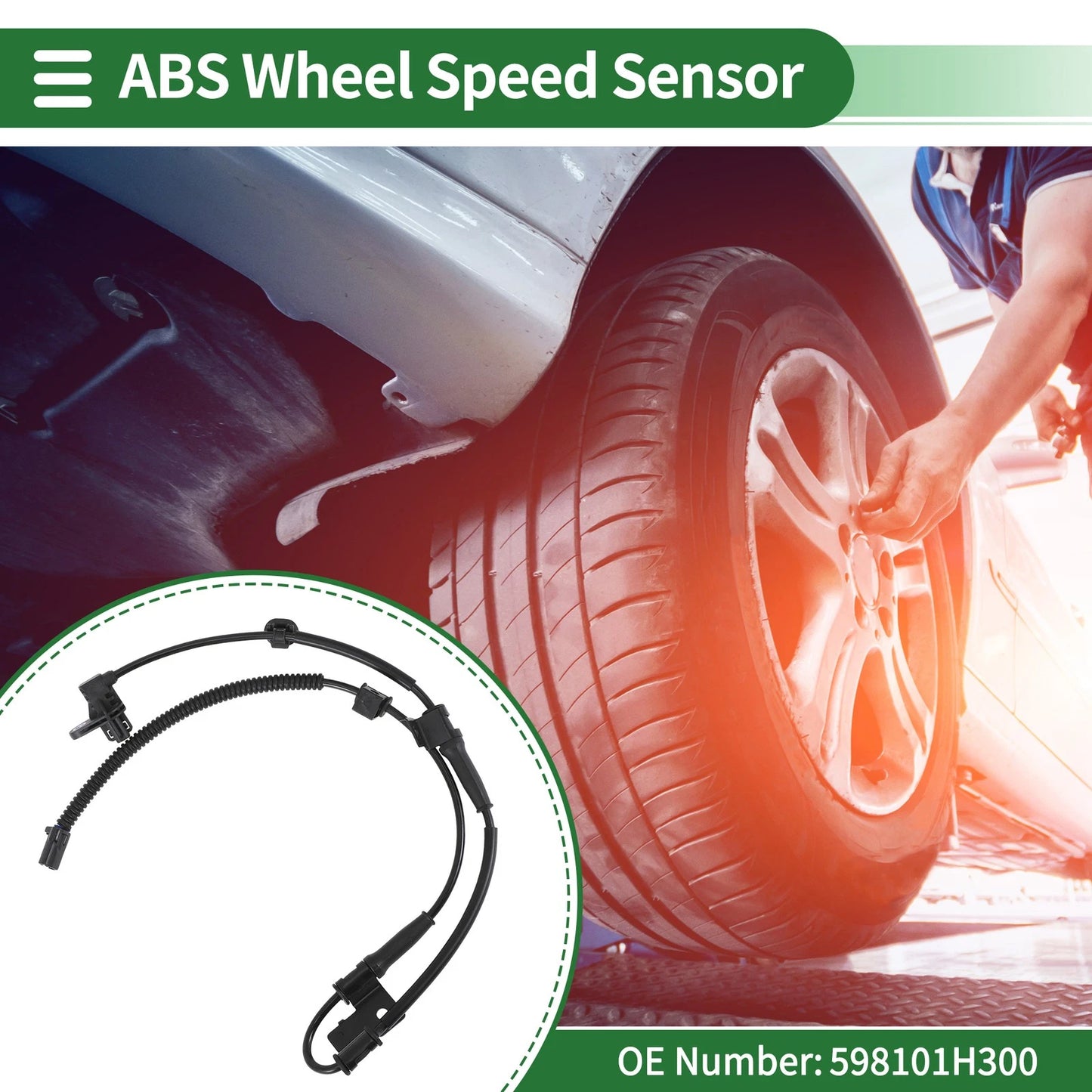 ABS Wheel Speed Sensor No. 598101H300 for Hyundai Ceed (2006–2013)